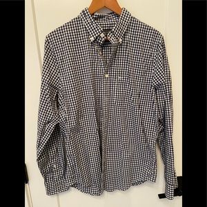 Men’s Abercrombie long sleeve plaid shirt large